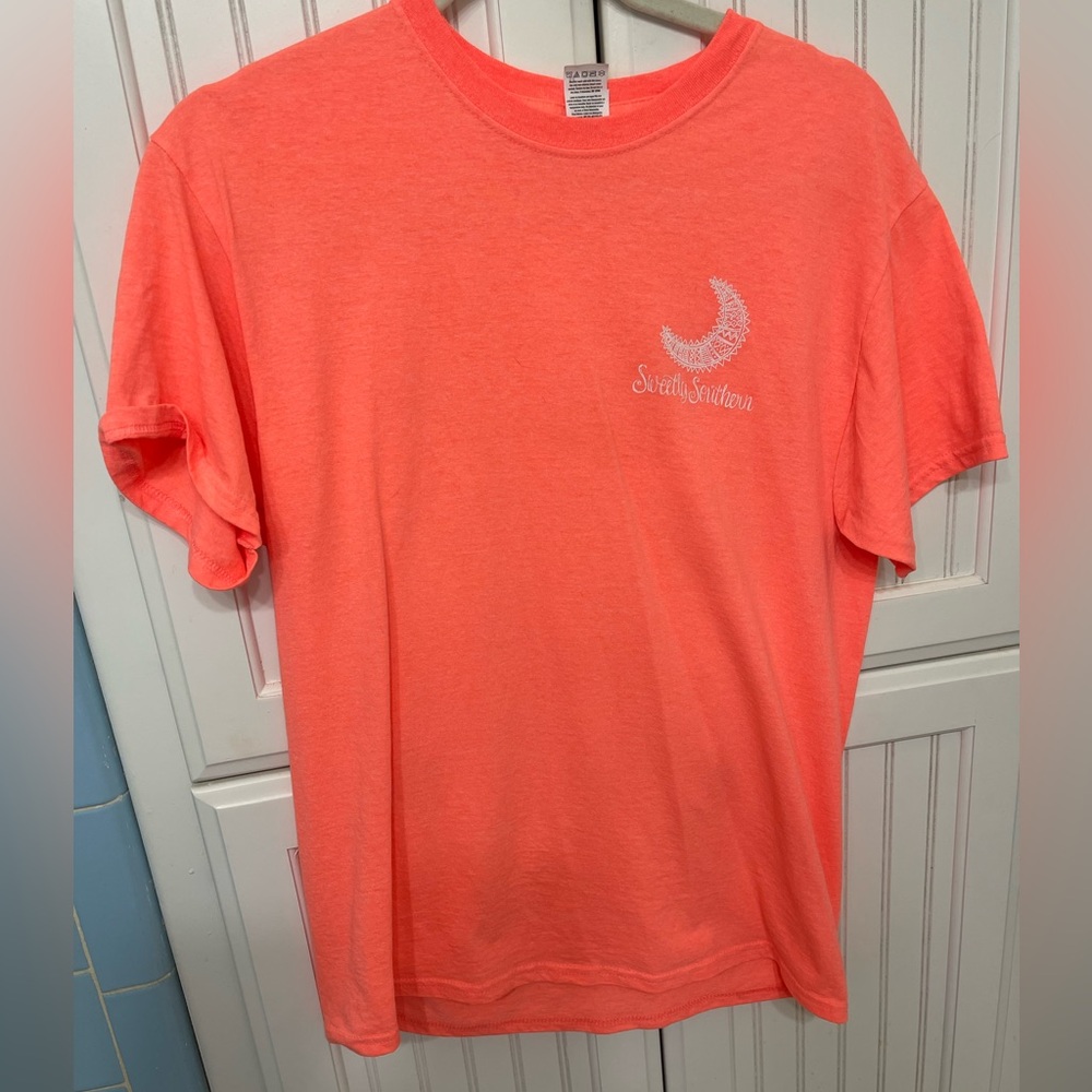 Sweetly Southern Orange Short Sleeve Tee Relaxed Fit